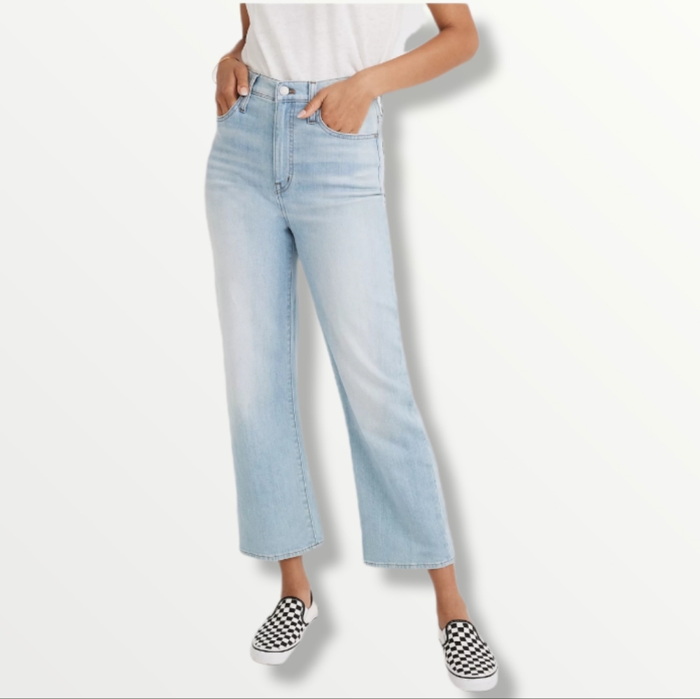 Madewell Slim Wide-Leg Jeans in Eastwick Wash
